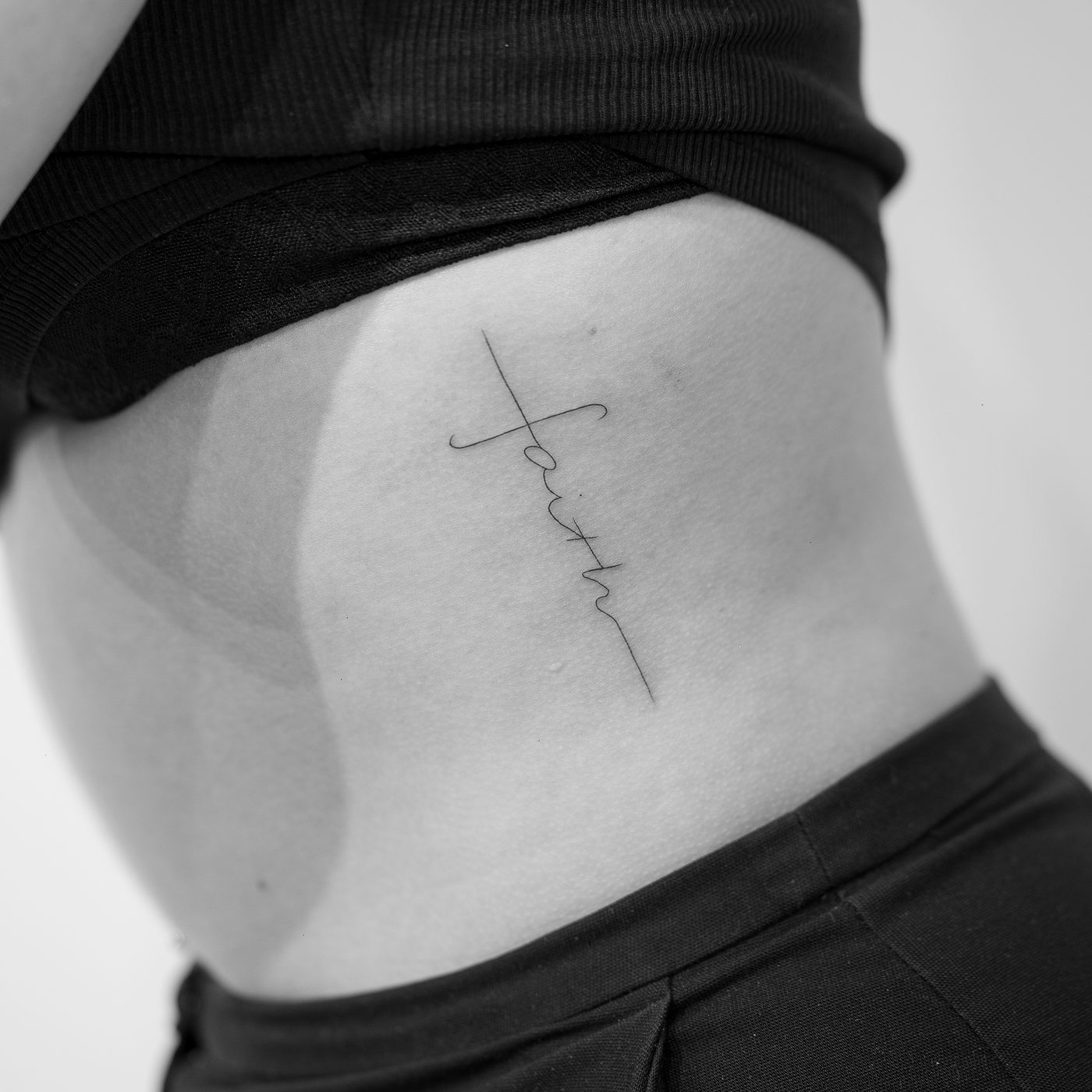 Fine line tattoo Zurich