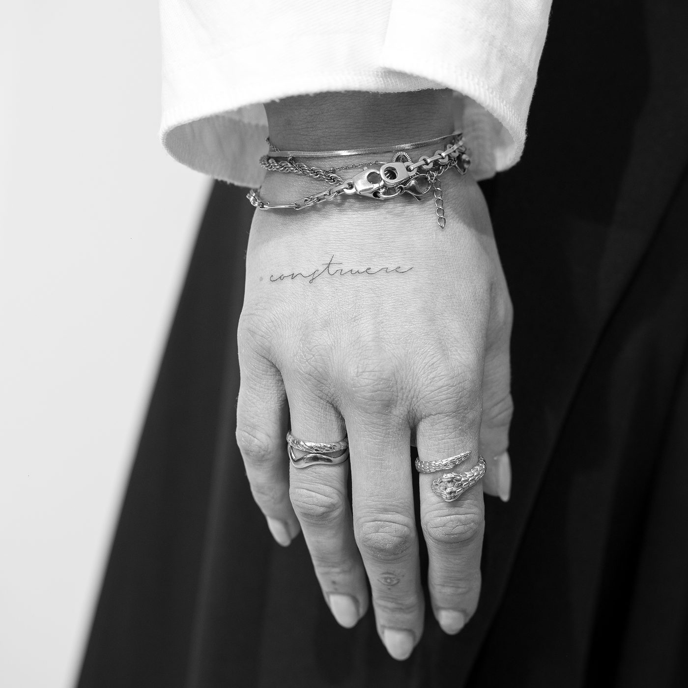 Fine line tattoo Zurich