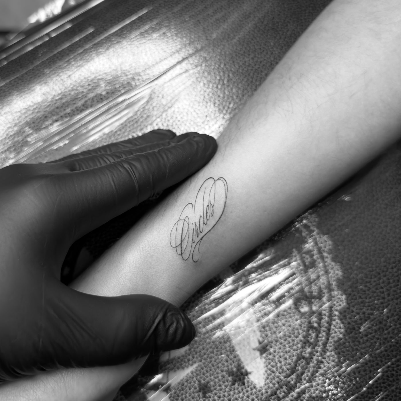 Fine line tattoo Zurich
