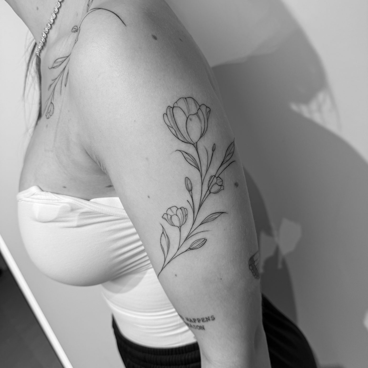 Fine line tattoo Zurich